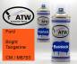 Preview: Ford, Bright Tangerine, CM / M6753: 400ml Sprühdose + 400ml Klarlack - Set, von ATW Autoteile West.